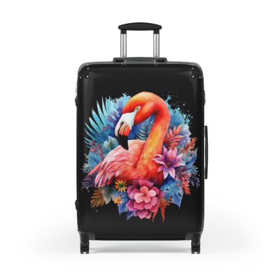 Flamingo Suitcase - Stylish Flamingo Themed Luggage with Vibrant Design