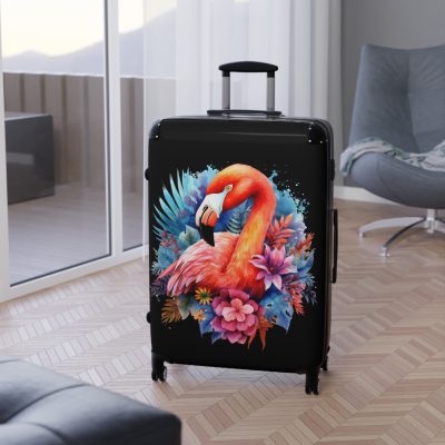 Flamingo Suitcase - Stylish Flamingo Themed Luggage with Vibrant Design