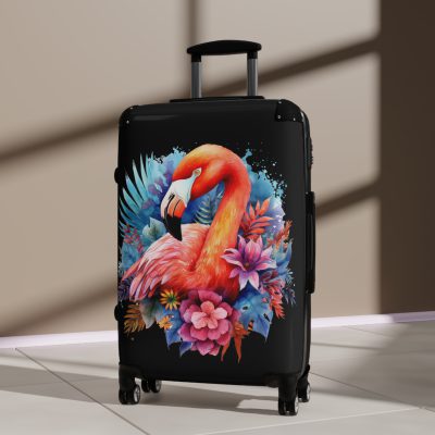 Flamingo Suitcase - Stylish Flamingo Themed Luggage with Vibrant Design