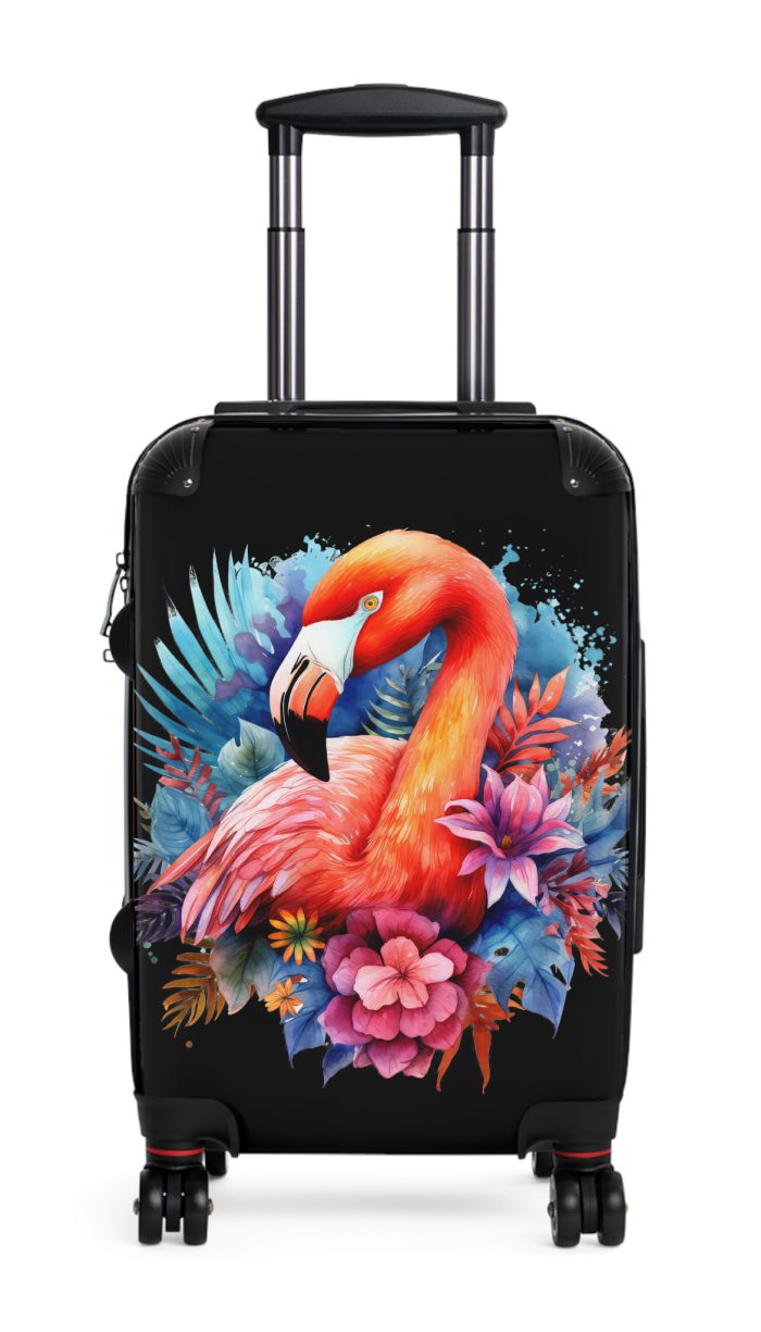 Flamingo Suitcase - Stylish Flamingo Themed Luggage with Vibrant Design