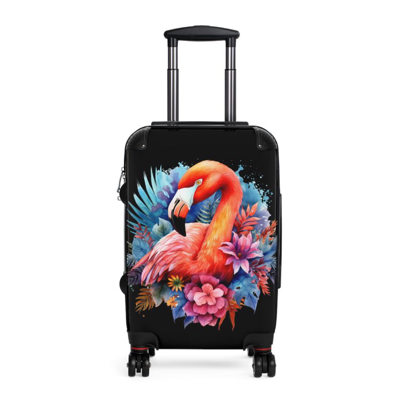 Flamingo Suitcase - Stylish Flamingo Themed Luggage with Vibrant Design