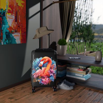 Flamingo Suitcase - Stylish Flamingo Themed Luggage with Vibrant Design