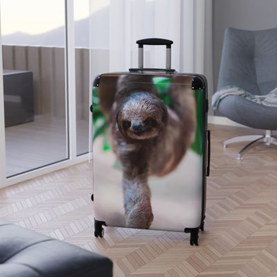 Sloth Suitcase - Adorable Sloth-Themed Luggage for Relaxing Travel