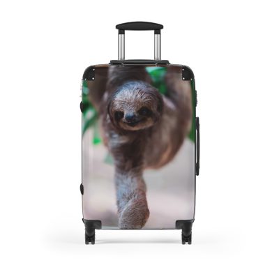 Sloth Suitcase - Adorable Sloth-Themed Luggage for Relaxing Travel