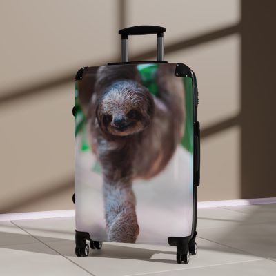 Sloth Suitcase - Adorable Sloth-Themed Luggage for Relaxing Travel