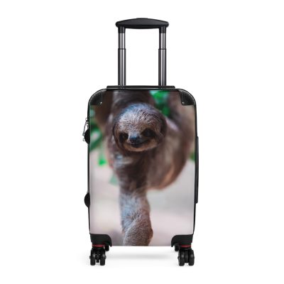 Sloth Suitcase - Adorable Sloth-Themed Luggage for Relaxing Travel