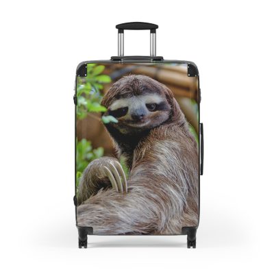 Sloth Suitcase - Adorable Sloth-Themed Luggage for Relaxing Travel