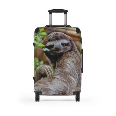 Sloth Suitcase - Adorable Sloth-Themed Luggage for Relaxing Travel