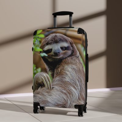 Sloth Suitcase - Adorable Sloth-Themed Luggage for Relaxing Travel