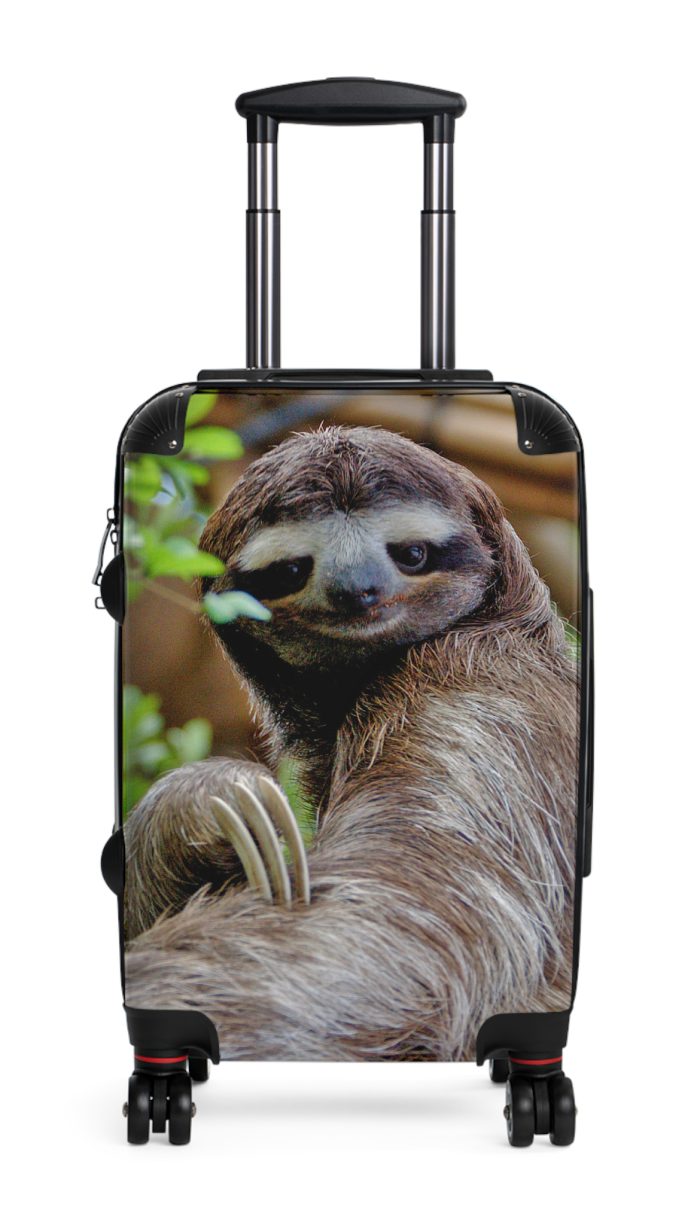 Sloth Suitcase - Adorable Sloth-Themed Luggage for Relaxing Travel