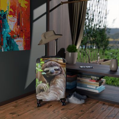 Sloth Suitcase - Adorable Sloth-Themed Luggage for Relaxing Travel