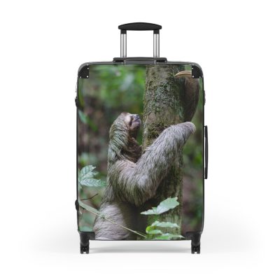 Sloth Suitcase - Adorable Sloth-Themed Luggage for Relaxing Travel