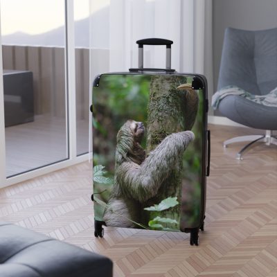 Sloth Suitcase - Adorable Sloth-Themed Luggage for Relaxing Travel