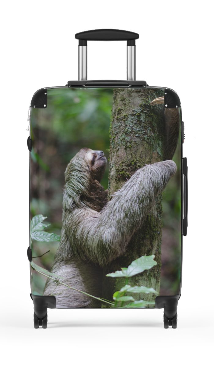 Sloth Suitcase - Adorable Sloth-Themed Luggage for Relaxing Travel