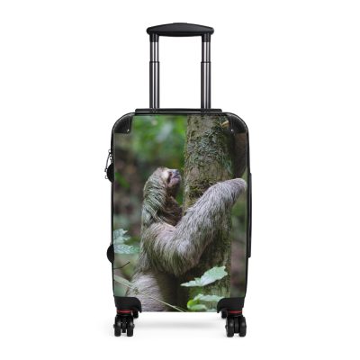 Sloth Suitcase - Adorable Sloth-Themed Luggage for Relaxing Travel