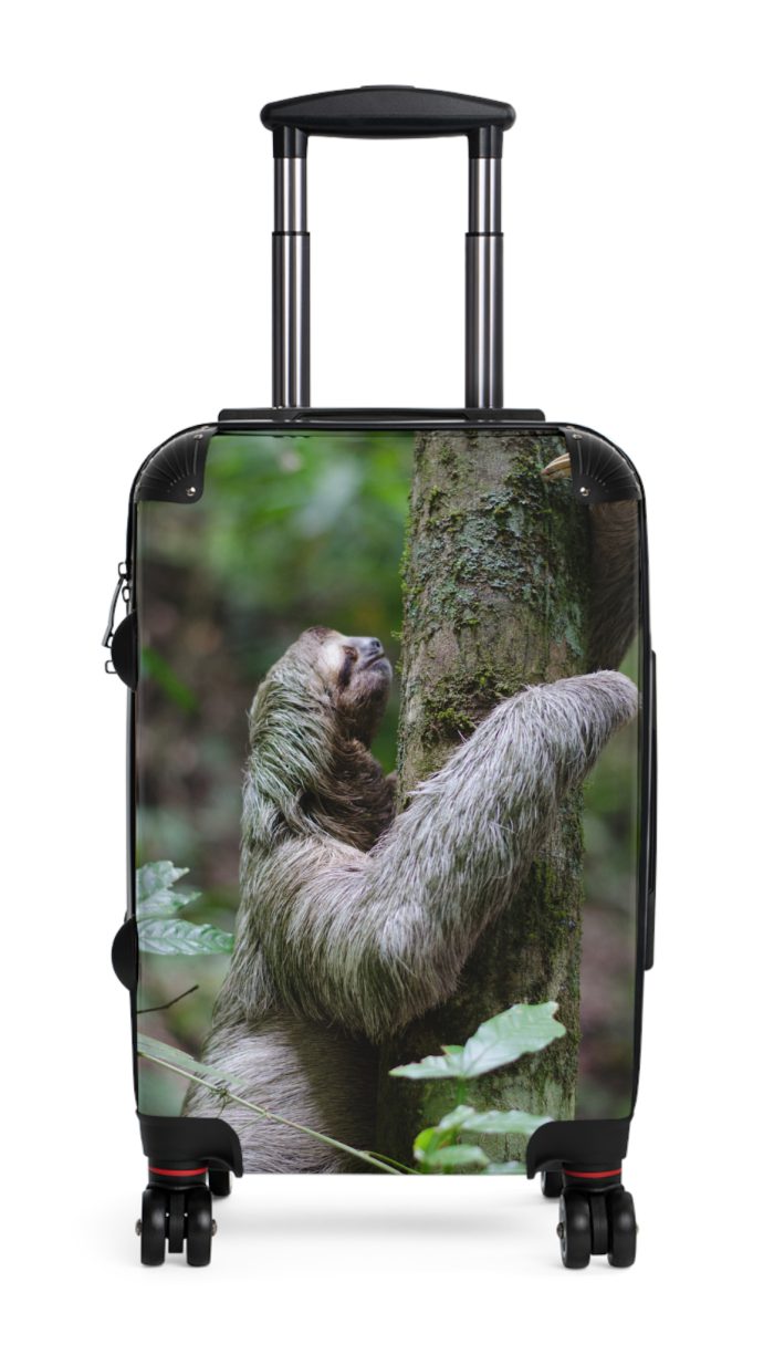 Sloth Suitcase - Adorable Sloth-Themed Luggage for Relaxing Travel