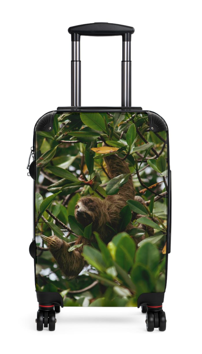 Sloth Suitcase - Adorable Sloth-Themed Luggage for Relaxing Travel