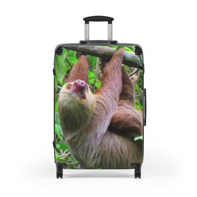 Sloth Suitcase - Adorable Sloth-Themed Luggage for Relaxing Travel