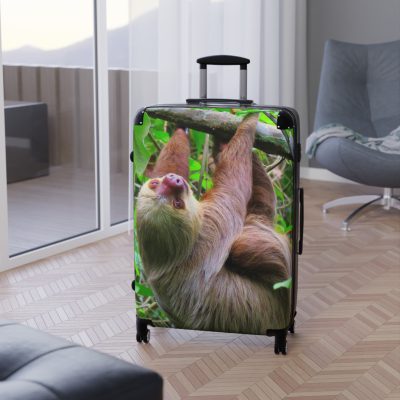 Sloth Suitcase - Adorable Sloth-Themed Luggage for Relaxing Travel