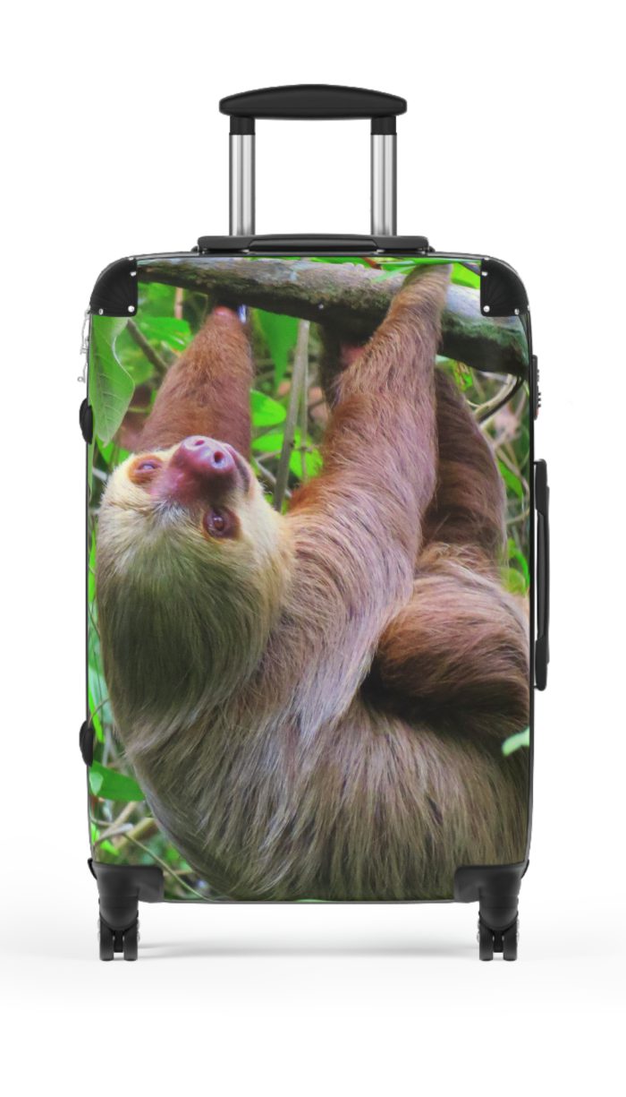 Sloth Suitcase - Adorable Sloth-Themed Luggage for Relaxing Travel