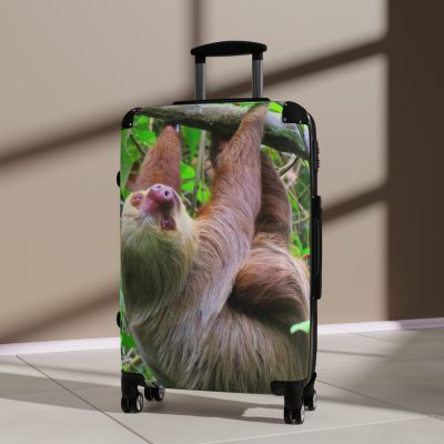 Sloth Suitcase - Adorable Sloth-Themed Luggage for Relaxing Travel