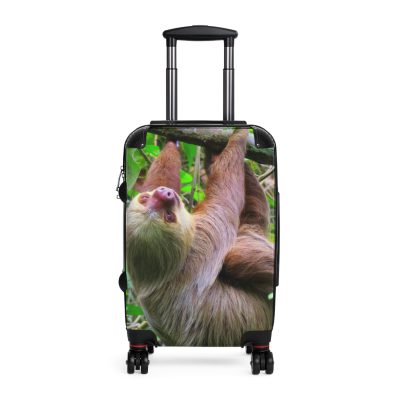 Sloth Suitcase - Adorable Sloth-Themed Luggage for Relaxing Travel