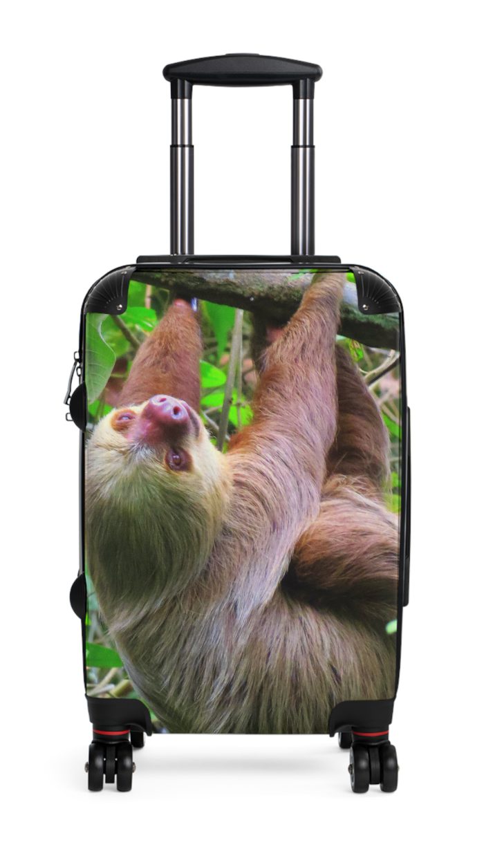 Sloth Suitcase - Adorable Sloth-Themed Luggage for Relaxing Travel