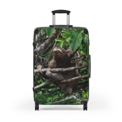 Sloth Suitcase - Adorable Sloth-Themed Luggage for Relaxing Travel