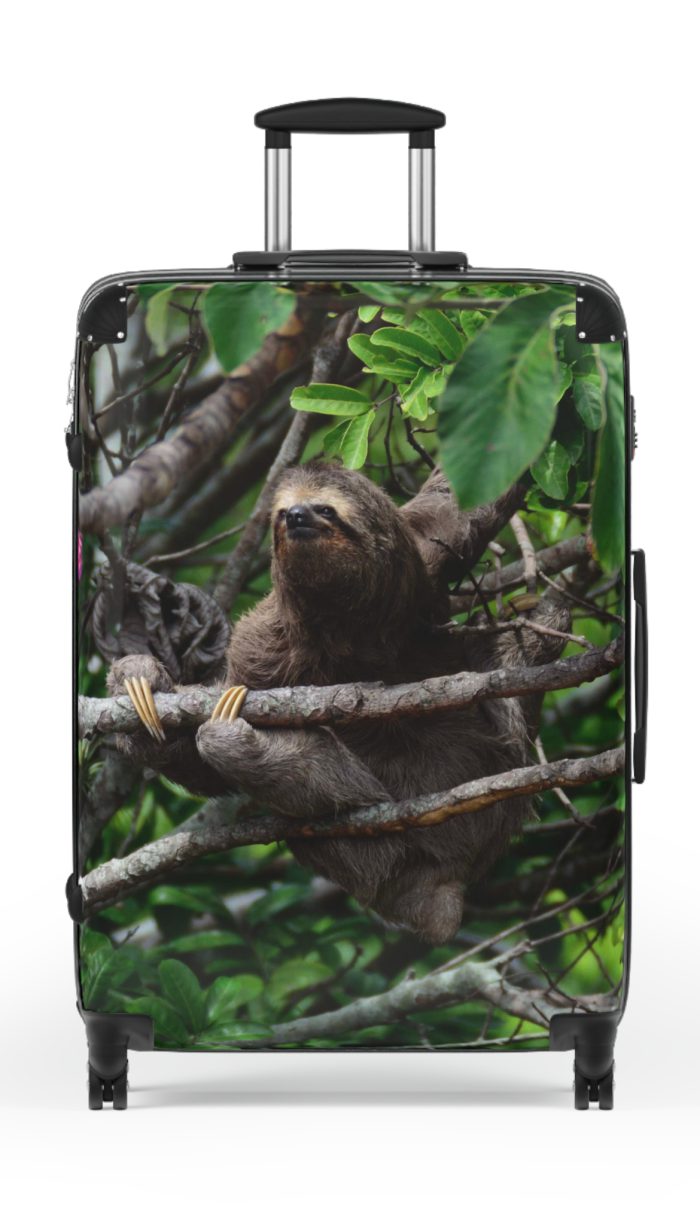 Sloth Suitcase - Adorable Sloth-Themed Luggage for Relaxing Travel