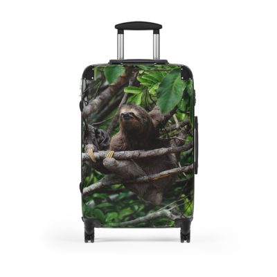 Sloth Suitcase - Adorable Sloth-Themed Luggage for Relaxing Travel