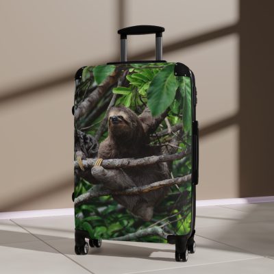 Sloth Suitcase - Adorable Sloth-Themed Luggage for Relaxing Travel