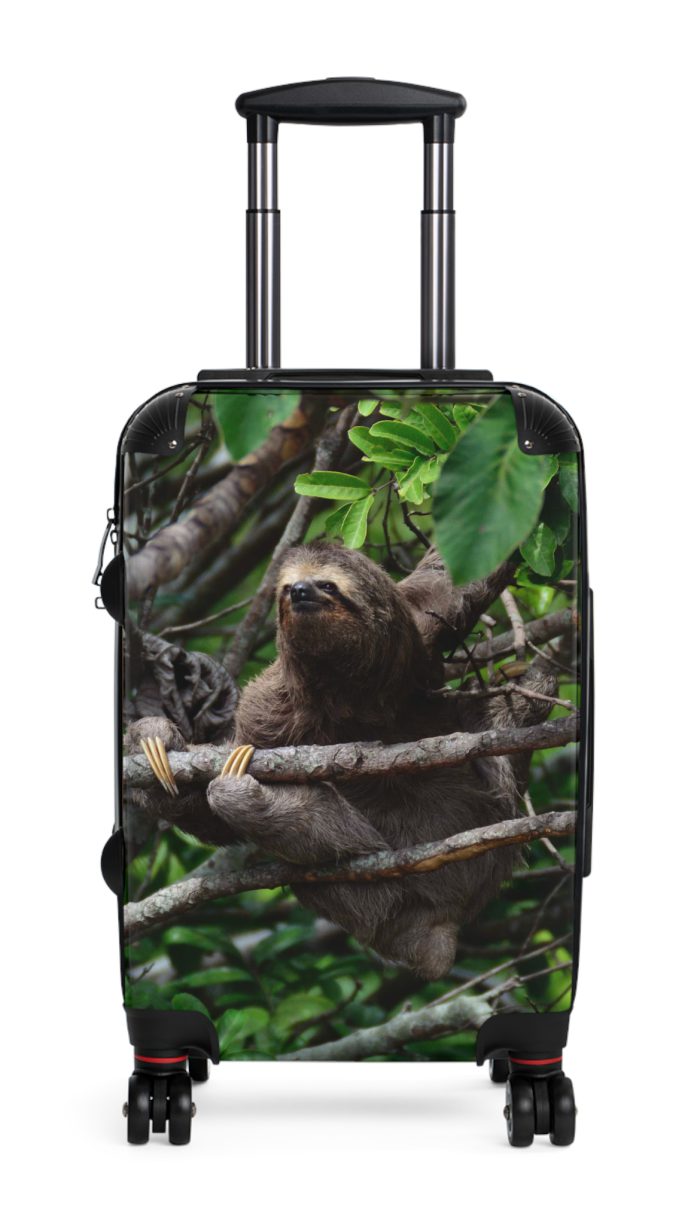 Sloth Suitcase - Adorable Sloth-Themed Luggage for Relaxing Travel