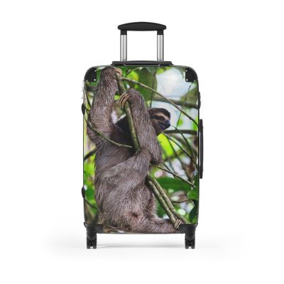 Sloth Suitcase - Adorable Sloth-Themed Luggage for Relaxing Travel