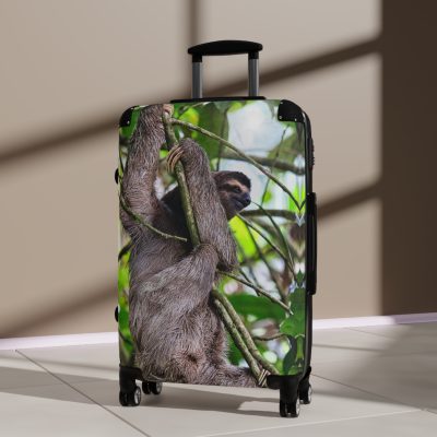 Sloth Suitcase - Adorable Sloth-Themed Luggage for Relaxing Travel