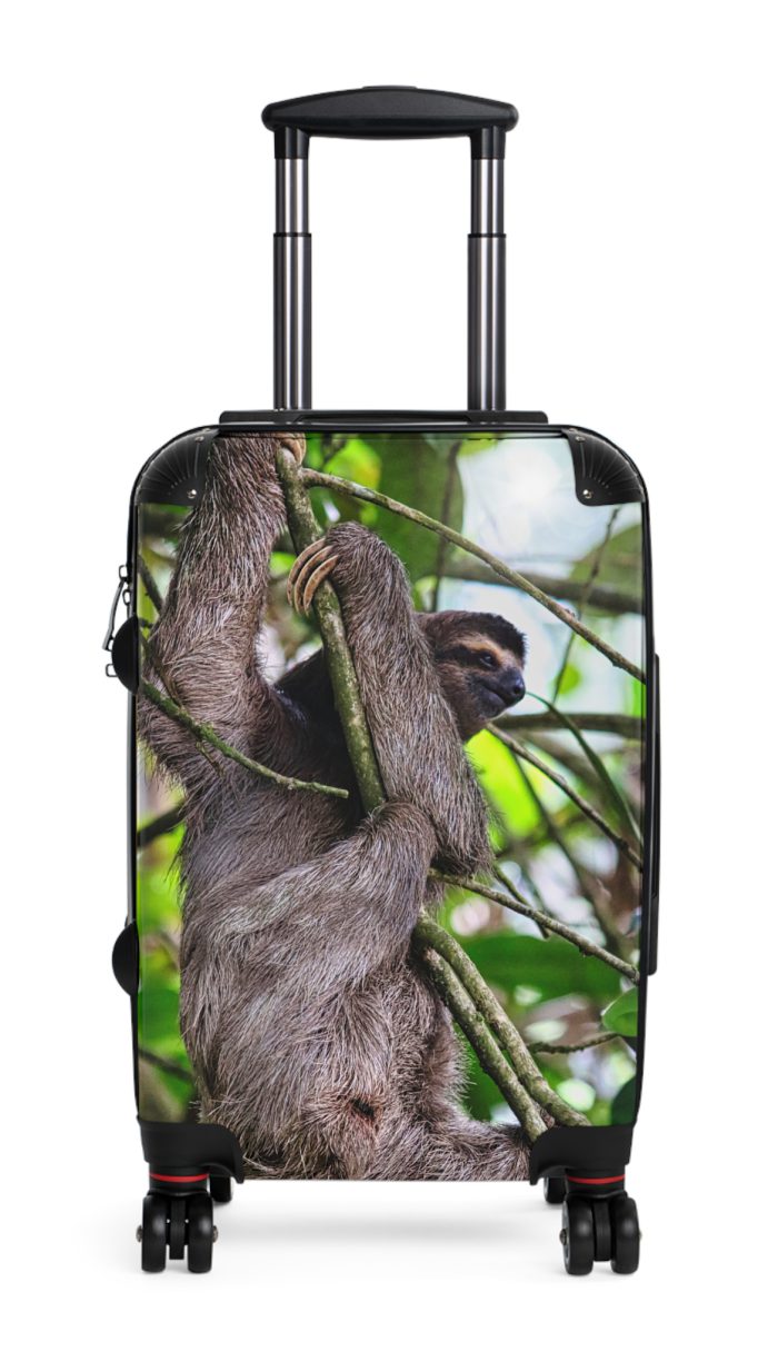 Sloth Suitcase - Adorable Sloth-Themed Luggage for Relaxing Travel