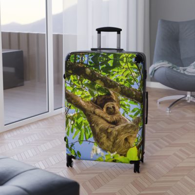 Sloth Suitcase - Adorable Sloth-Themed Luggage for Relaxing Travel