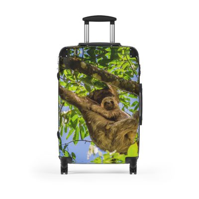 Sloth Suitcase - Adorable Sloth-Themed Luggage for Relaxing Travel