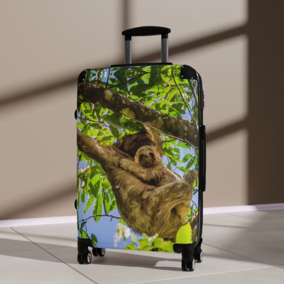 Sloth Suitcase - Adorable Sloth-Themed Luggage for Relaxing Travel