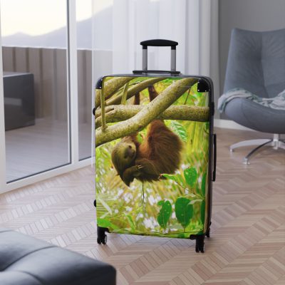 Sloth Suitcase - Adorable Sloth-Themed Luggage for Relaxing Travel