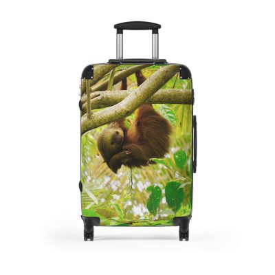 Sloth Suitcase - Adorable Sloth-Themed Luggage for Relaxing Travel