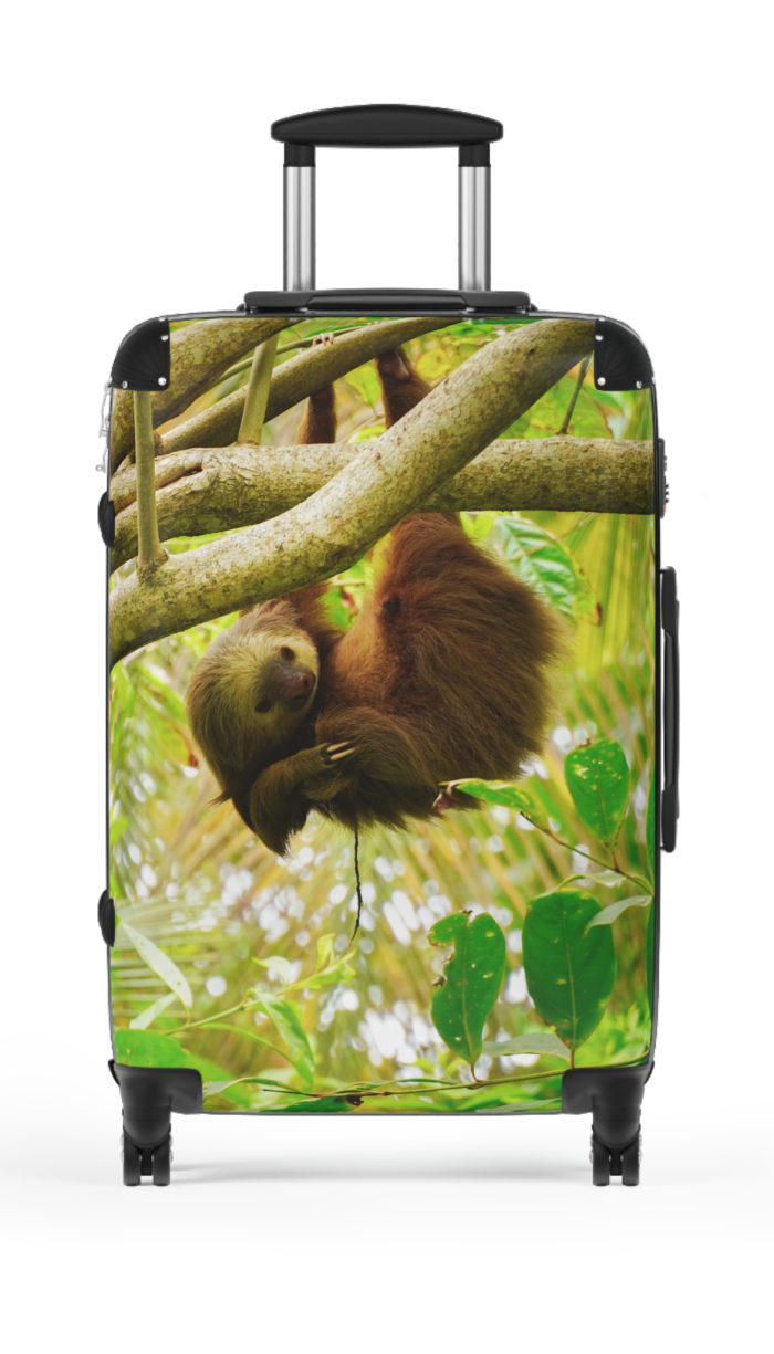 Sloth Suitcase - Adorable Sloth-Themed Luggage for Relaxing Travel