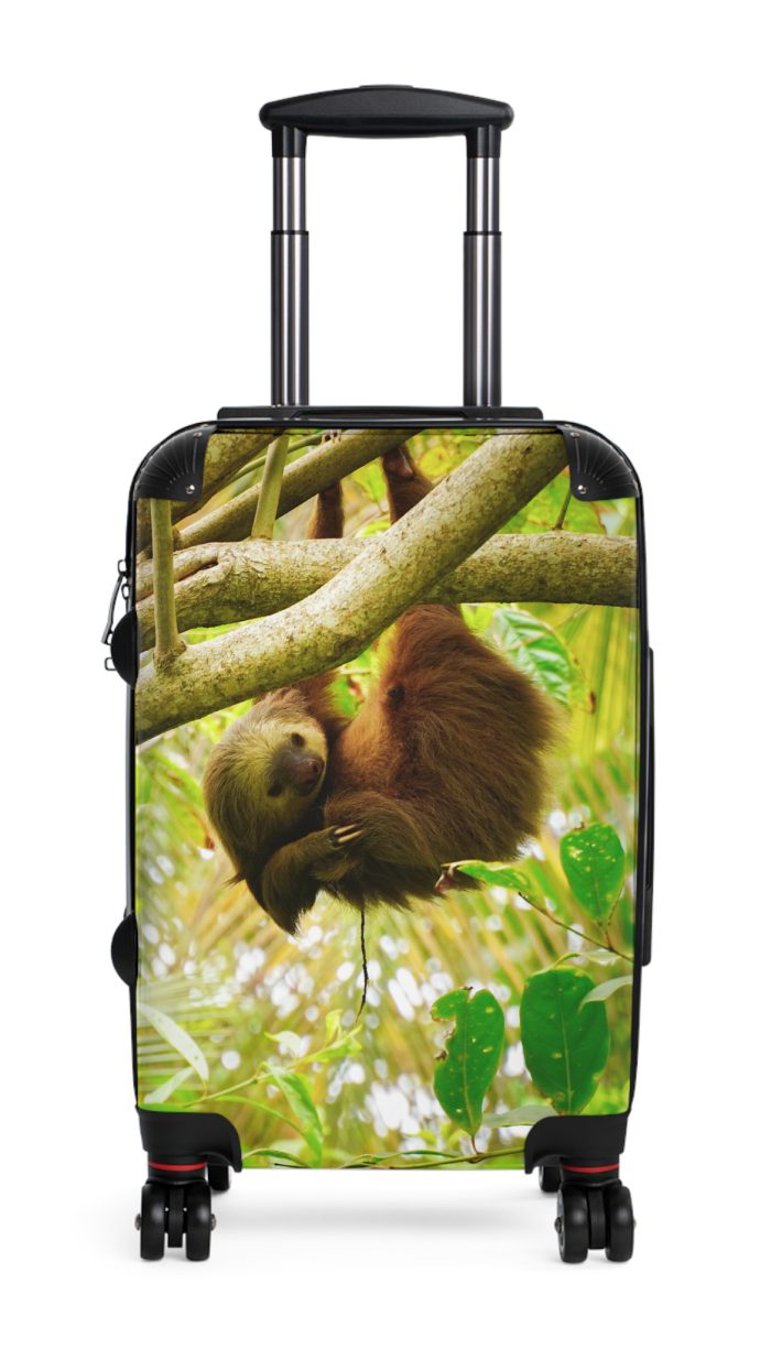 Sloth Suitcase - Adorable Sloth-Themed Luggage for Relaxing Travel