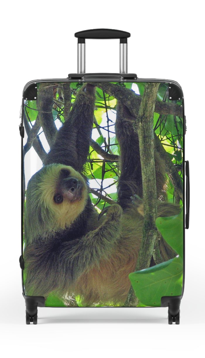 Sloth Suitcase - Adorable Sloth-Themed Luggage for Relaxing Travel