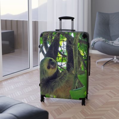 Sloth Suitcase - Adorable Sloth-Themed Luggage for Relaxing Travel