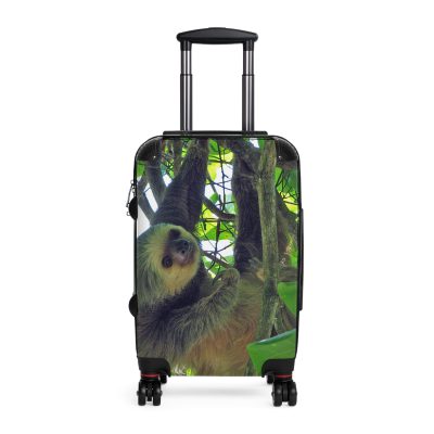 Sloth Suitcase - Adorable Sloth-Themed Luggage for Relaxing Travel