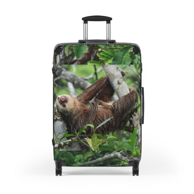 Sloth Suitcase - Adorable Sloth-Themed Luggage for Relaxing Travel