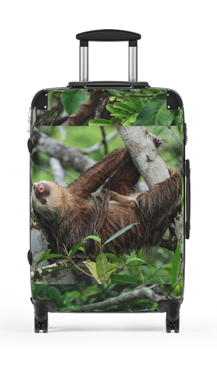 Sloth Suitcase - Adorable Sloth-Themed Luggage for Relaxing Travel