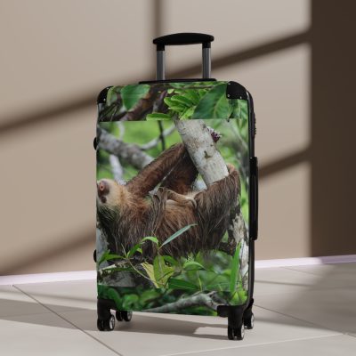 Sloth Suitcase - Adorable Sloth-Themed Luggage for Relaxing Travel