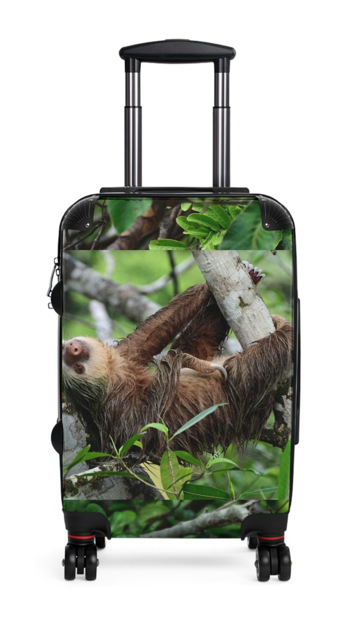 Sloth Suitcase - Adorable Sloth-Themed Luggage for Relaxing Travel