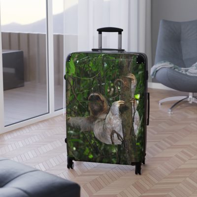 Sloth Suitcase - Adorable Sloth-Themed Luggage for Relaxing Travel